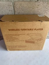 Bluetooth Record Player Belt-Driven 3-Speed Turntable