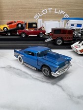 Very Nice Vintage Tyco Curve Huggers Slot Car 1957 Chevy Flip Nose Special Car