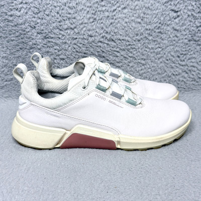Ecco Golf Biom H4 Womens Size 8 Golf Shoes Delicacy Shadow White Gore-Tex