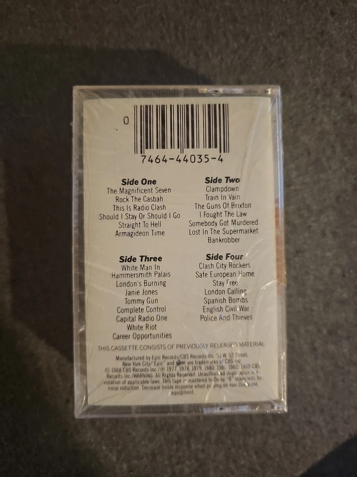 The Clash - The Story of the Clash Vol. 1    2 × Cassette   New & Sealed - Image 2 of 3