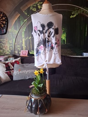 T-Shirt Shirt Mädchen Gr. 158/164 ''Disney Mickey Mouse'' weiß 