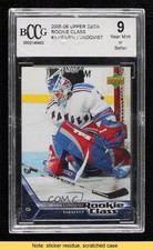 2005-06 Upper Deck Rookie Class Henrik Lundqvist #3 BCCG 9 HOF READ 00ah