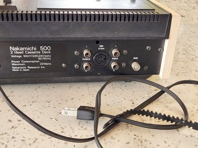 Vintage 1970s Nakamichi 500 Dual Tracer Cassette Deck | eBay