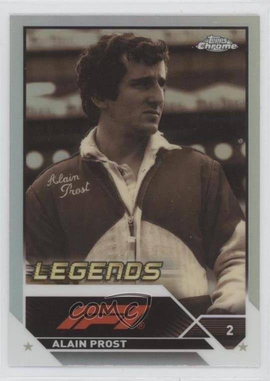 2023 Topps Chrome Formula 1 F1 Legends Refractor Alain Prost #196 HOF 0bn8