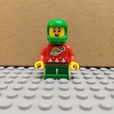 Lego Christmas Space Elf Minifigure Holiday Spaceman Jumper hol383 From 41843