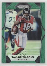 2017 Panini Prizm Green Prizm Taylor Gabriel #191 z6b