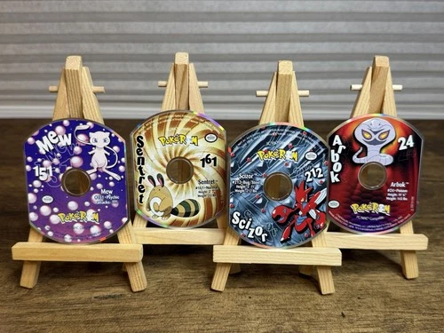 New ListingPokémon Mini CD PokeROM (2000 Nintendo) 4 Discs: Mew, Sentret, Scizor, & Arbok