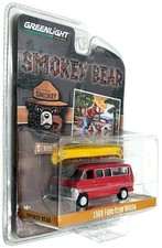 Greenlight 1/64 Scale 38020-D - 1969 Ford Club Wagon - Smokey Bear