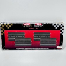 Carrera 20509 4 Pieces of Standard Straight Track for 1/24  1/32 Slot Car Track