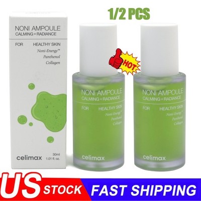 1/2Pcs Celimax Noni Ampoule 30ml 1.01 fl oz | Calming+Radiance Serum Energy 30ml