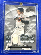 2001 CAL RIPKEN JR. 3B PLAYOFF ^BALL HOGGS^ GAME USED BASEBALL #BH4 190/200
