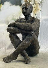 Abstract Modern Art Unique by Salvador Dali Bronze Sculpture Figurine Artwork NR