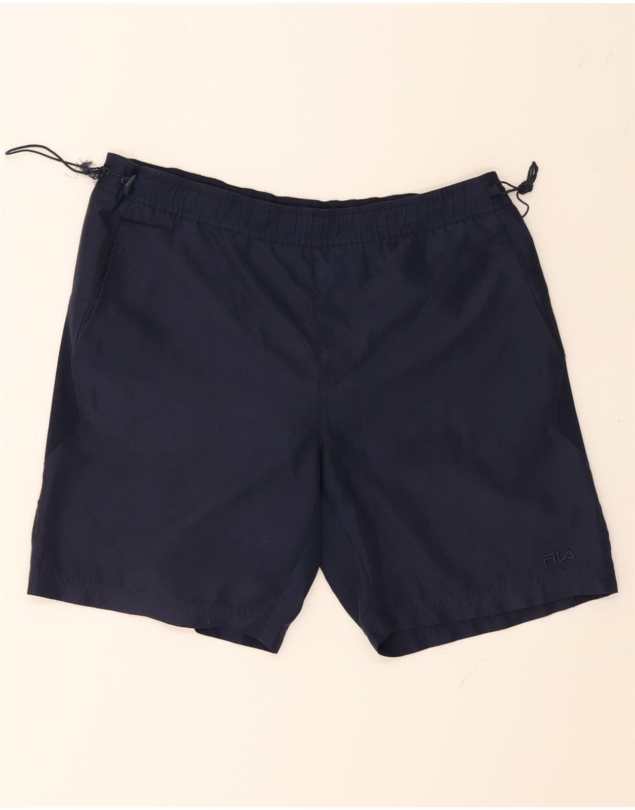 FILA pantaloncino sportivo uomo medio blu navy poliestere BX04