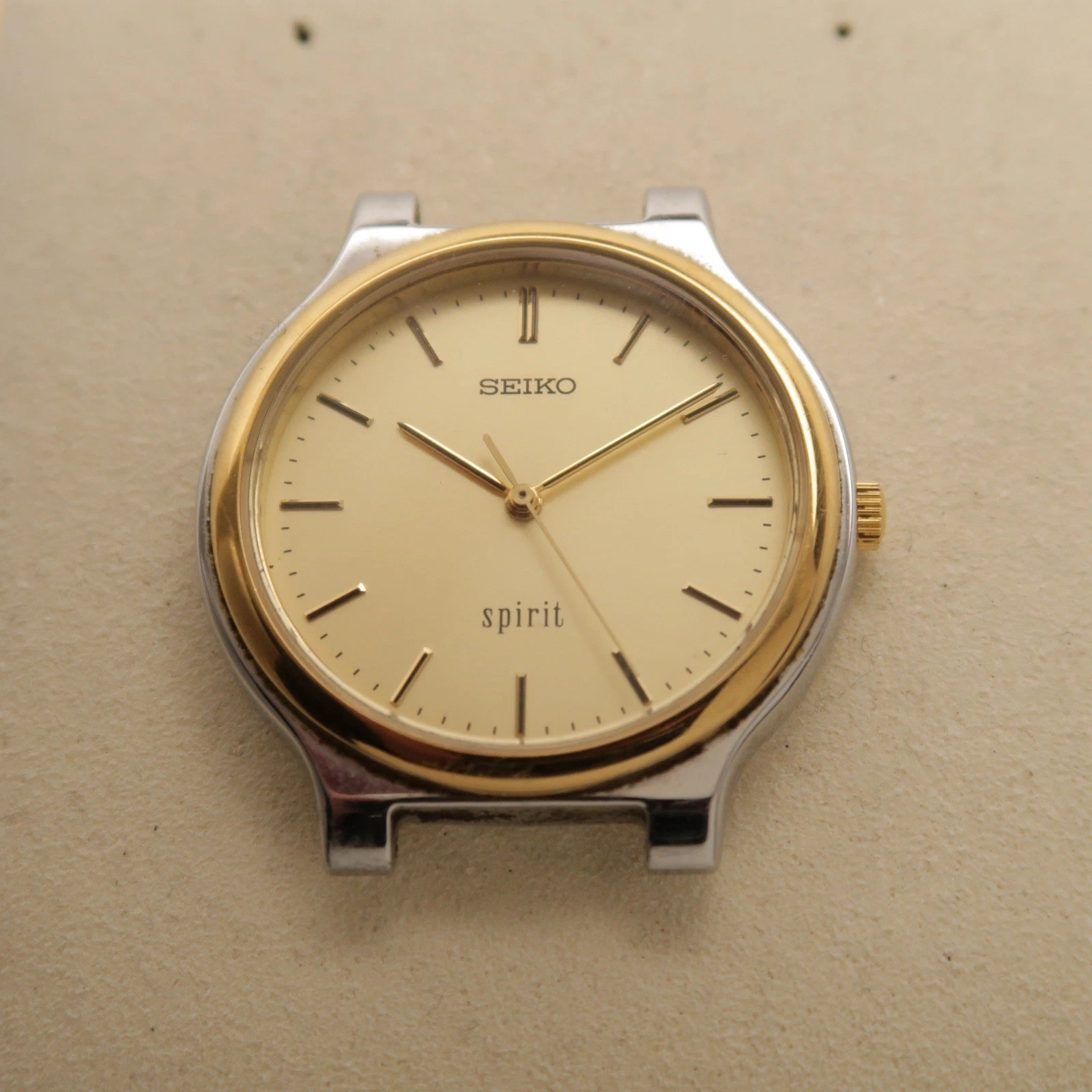 SEIKO Spirit 7N01-6A70 Analog Quartz Men Vintage Face Watch W389 *SOLD AS IS