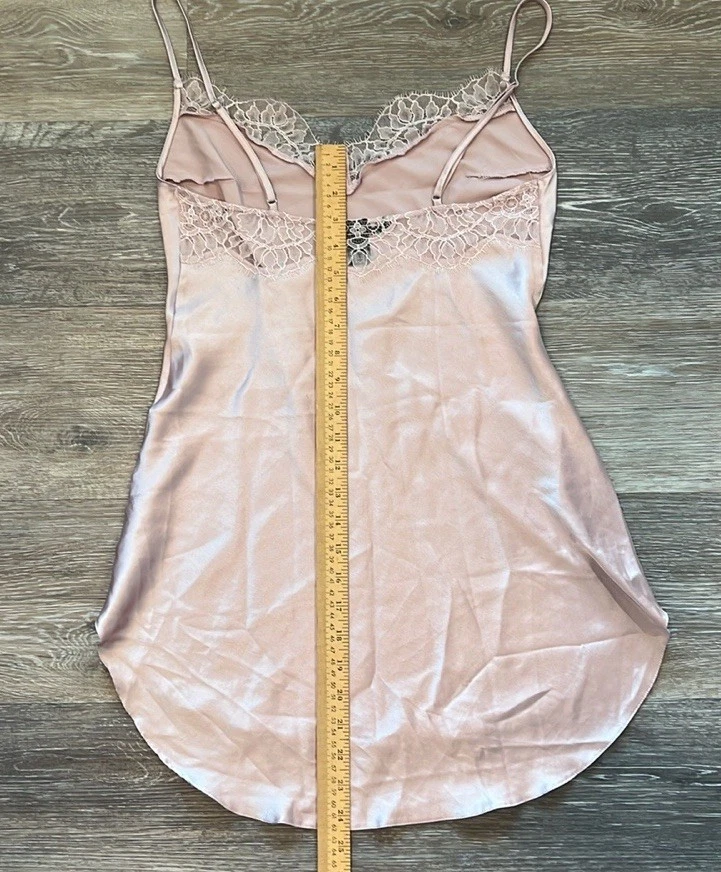 UNDERCOVER Abito slip Victoria’s Secret lingerie orlo pizzo fairycore rosa malva