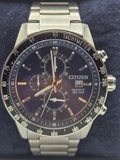 Citizen Mens watch - Quartz Chronograph 0510-S110912 - New Battery - UK