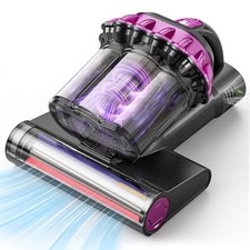 Mattress Vacuum Cleaner 550W 18KPa Bed Vacuum Cleaner with Smart Dust Purple