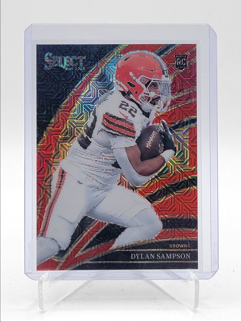 DYLAN SAMPSON 2025 SELECT CLUB LEVEL SPARKS ROOKIE RED PRIZM RC /49 Q6377
