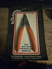 VINTAGE NOS THE BOARDWORKS B475 MICRO NOSE PRECISION PLIER SERRATED