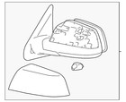 Genuine Toyota Door Mirror Right 87910-0C570