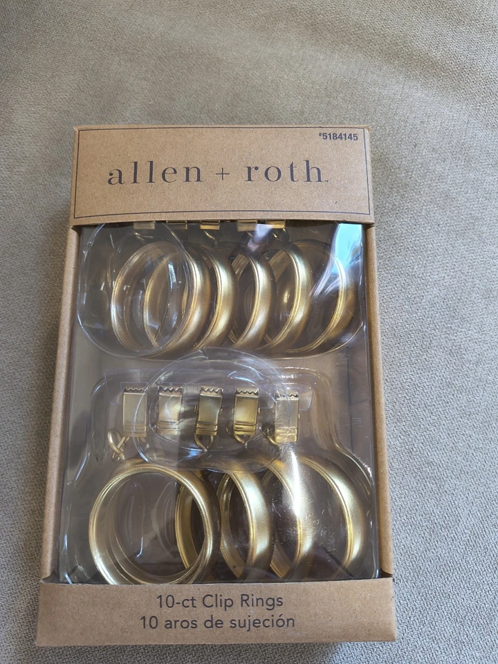 3- Wallace 72 «до 144» матовый золотой стальной занавески род с флеронами и 30 крючков - Изображение 2 из 4