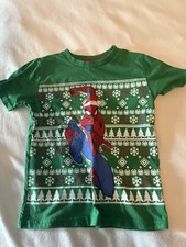 Marvel SPIDER-MAN Christmas T-shirt, boys 5 to 6