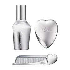 ReFa HEART BRUSH, HEART COMB AIRA, HEART MIST BASE (Silver) Premium Set of 3
