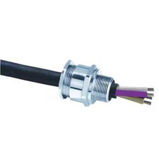 Appleton Electric 20A2f0505 Cable Connector, 1/2 In., Straight, Silver