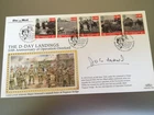 GB STAMPS RARE FIRST DAY COVER 1994 D DAY SIGNED BY MAJOR JOHN HOWARD