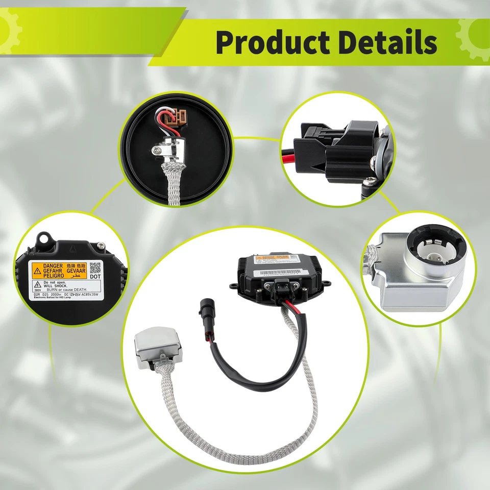 Factory HID Xenon Ballast For Nissan Maxima Altima Infiniti G35 G37 Mazda 3 - Image 4 of 4