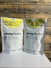 Morning Routine | Organic Lemon Electrolyte Powder Packets 0 Sugar LOT Of 2