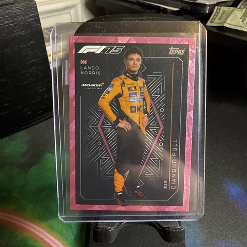 Lando Norris [Diamond Pull] #313 2025 Topps F1 Turbo Attax card