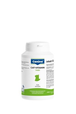 Vitamin Tabs für Katzen 250 Stück Canina Pharma 125 mg Tierbedarf