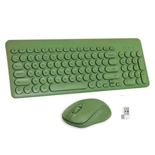 Wireless Keyboard and Mouse Combo,JieruiDeng 2.4Ghz USB Cordless Full-Sized C...
