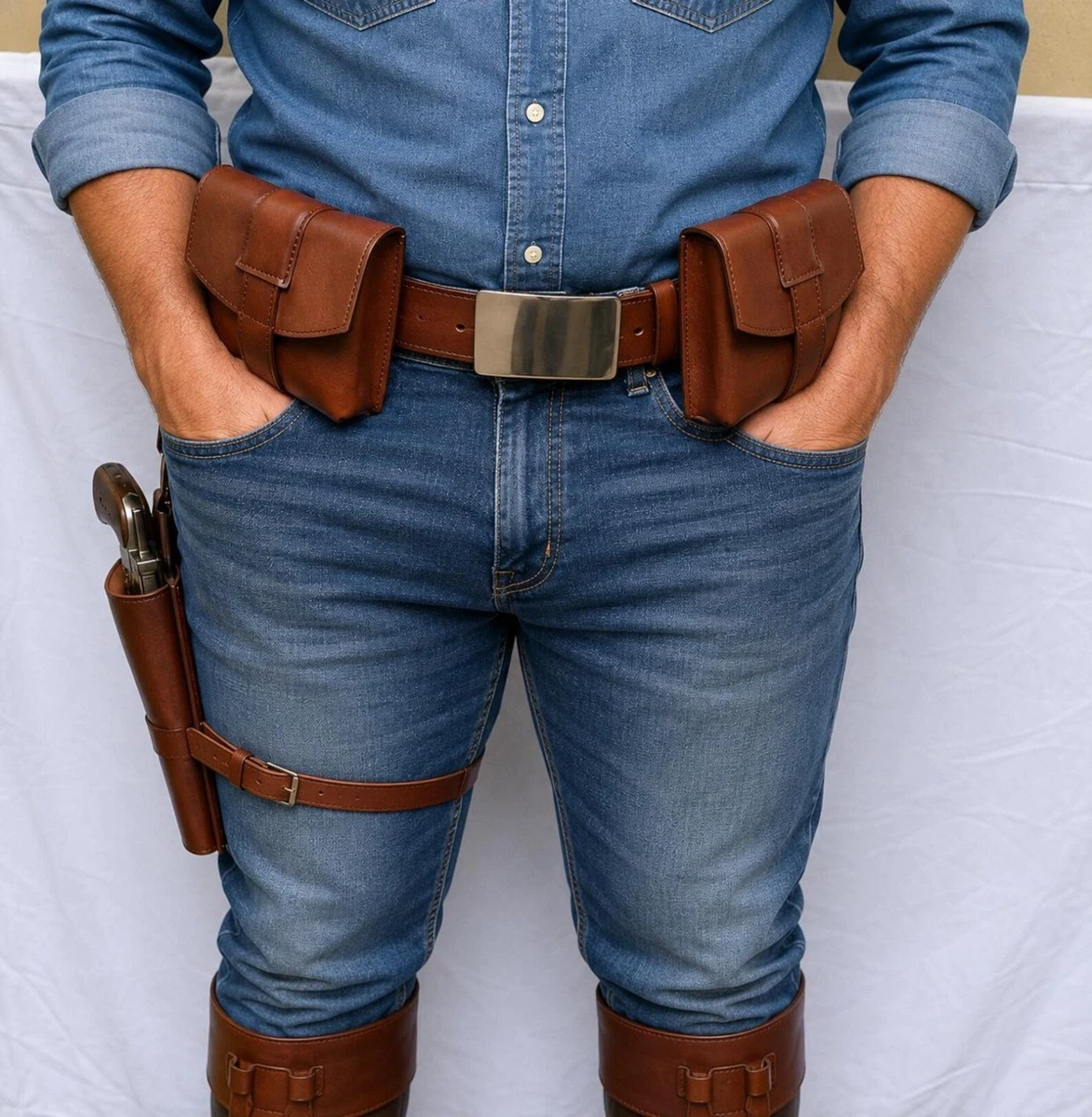 leather utility belt products for sale | eBay