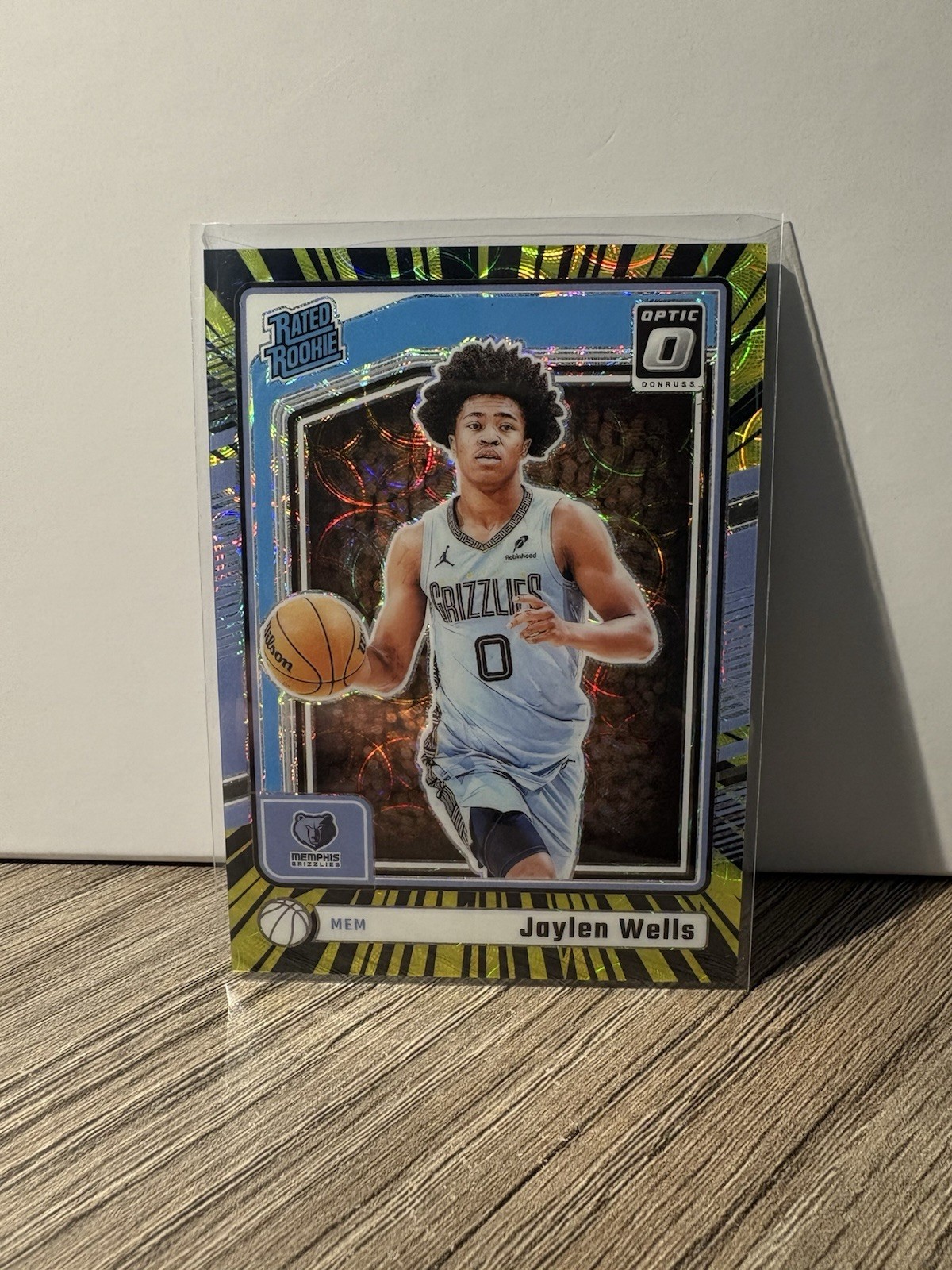 2024-25 Panini Donruss Optic Jaylen Wells #252 Electricity Int /75 Rated Rookie