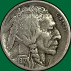 1917-D Buffalo Nickel Choice Very Fine VF+/XF Coin #41464