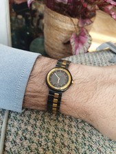 Montre Ferrari Cartier Femme Noir Or Quartz Fonctionne