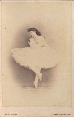 SELTEN 1860er LONDON CDV BERÜHMTE BALLETTTÄNZERIN TESSY GUNNISS THEATER DARSTELLENDE KUNST