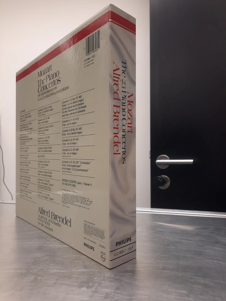 Archive Copy MINT 13 LP Alfred Brendel Neville Marriner Piano Concertos Philips - Bild 3 von 4