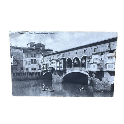 Ansichtskarte Postkarte Florenz Firenze Italien Ponte Vecchio Gelaufen 1930