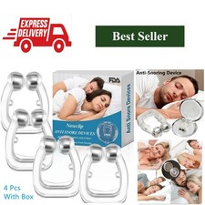 Magnetic Anti-Snoring Nose Clip Silicone Sleep Aid with Case 1/2/4 PCS