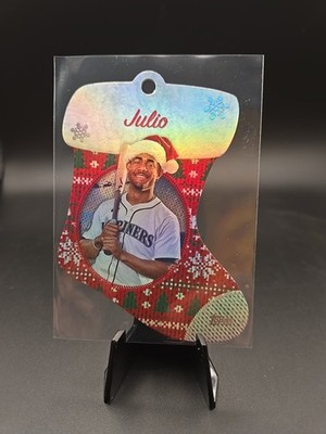 Julio Rodriguez Seattle Mariners 2024 Topps Holiday Stocking Ornament #SDC-2