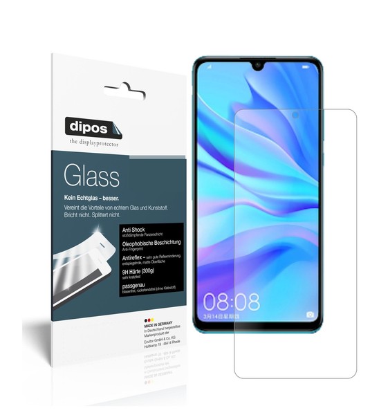 1+1X Schutzfolie FüR Huawei P30 Lite Matt - Anti-Shock 9H Folie Dipos Glass-image