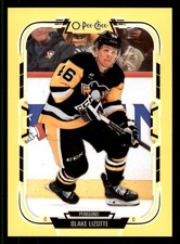 2025-26 O-Pee-Chee Yellow Border #319 Blake Lizotte Pittsburgh Penguins