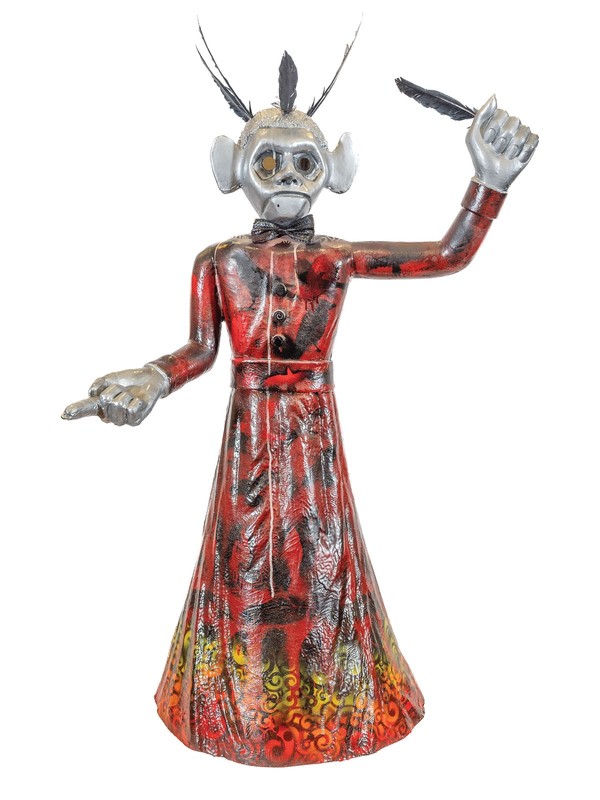 original 100th Anniversary Zozobra sculpture by Comanche artist Nocona Burgess