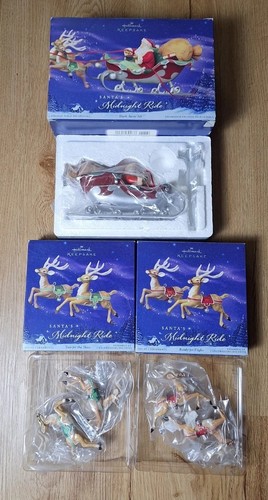 Hallmark Santa's Midnight Ride Dash Away All Ready for Flight Two In The Skies