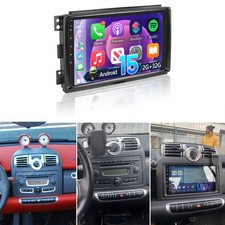 Autoradio 2+32G Android 15 Apple Carplay per Benz Smart Fortwo 451 2005-2015 GPS