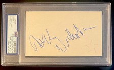 Jack Nicholson Signed Vintage 3x5 Card PSA Authenticated Classic Actor