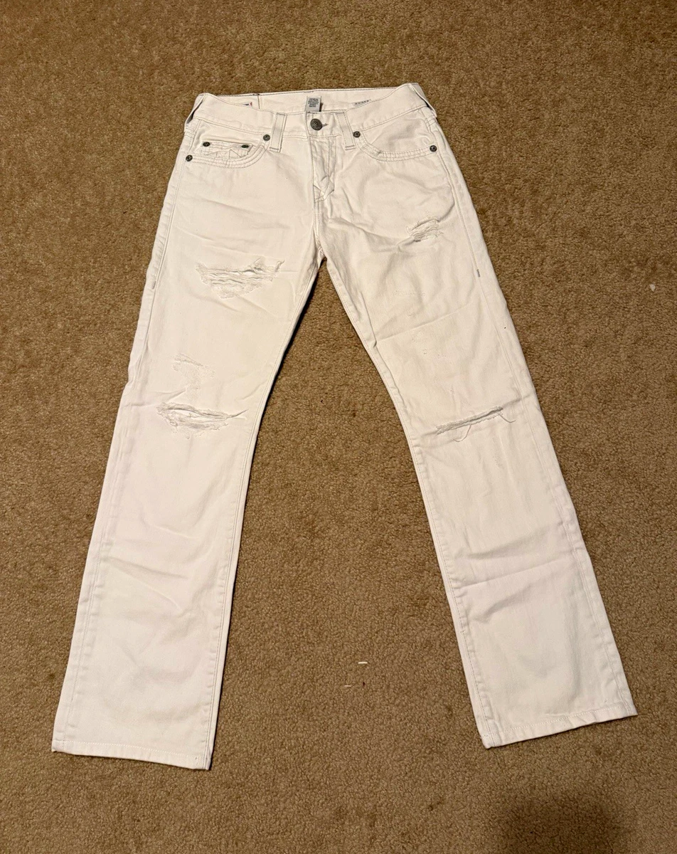 True Religion White Jeans for Men in 32 Inseam for sale | eBay